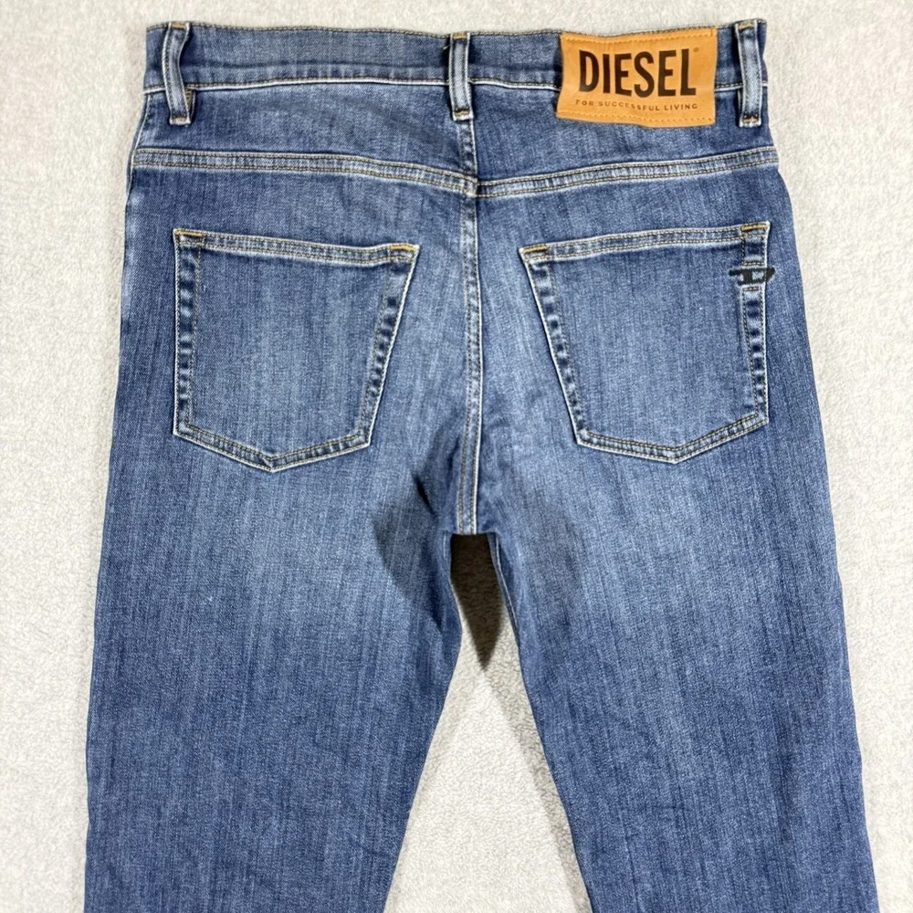 Diesel D-Fining Jeans‎ Men 29x30 Blue Regular Tapered Stretch Medium Wash 09A80